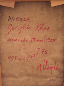 Jacques de la Villeglé – GENGHIS KHAN AVENUE – 1965