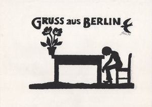 Günter Brus - Gruss aus Berlin
