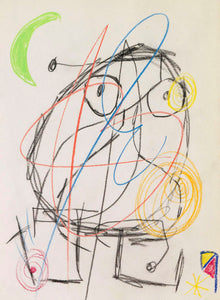 Joan Miró – chalk drawing